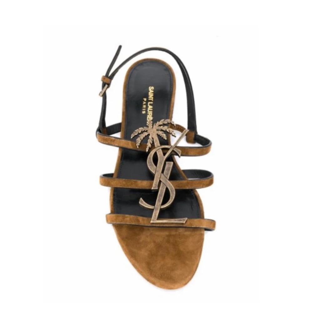 ♥️SOLD♥️ Saint Laurent Cassandra Suede Sandals